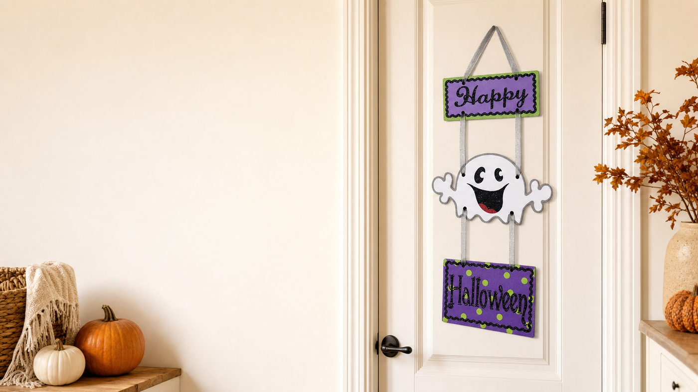 Halloween charm listing lifestyle banner (desktop)