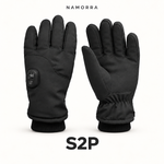 S2P black NAMORRA heated glove pair