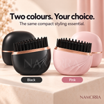Black and Pink mini rechargeable comb colour choices