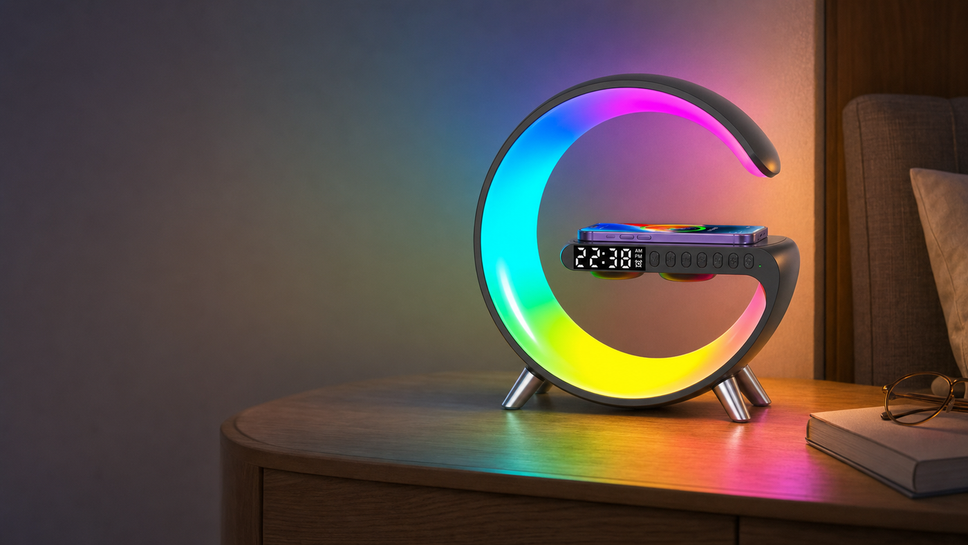 G-Shaped LED Lamp lifestyle banner (desktop)