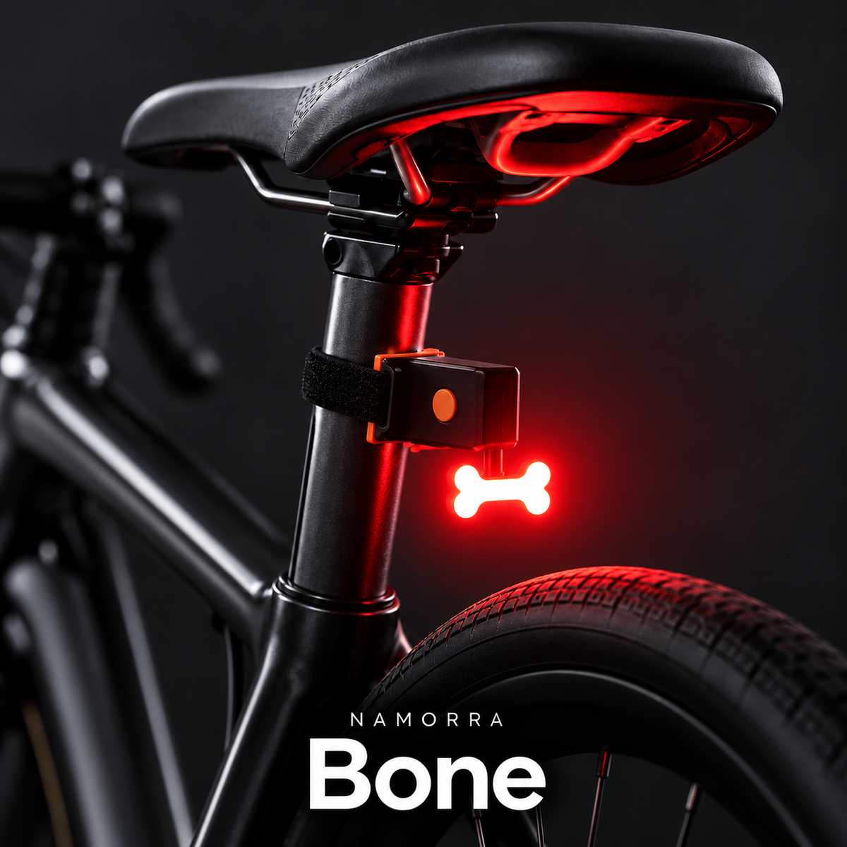 NAMORRA Bone bicycle rear light variant
