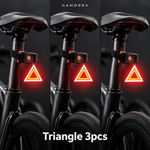 NAMORRA Triangle 3pcs bicycle rear light variant